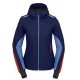 bunda HOODIE ARMOR LIGHT LADY 2023, SPIDI, dámská (tmavá modrá/červená)