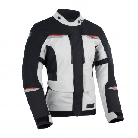bunda MONDIAL 2.0 DRY2DRY™, OXFORD ADVANCED, dámská (světle šedá/černá/červená)