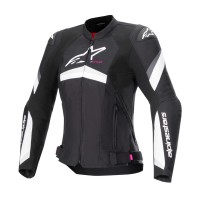 bunda STELLA T-GP PLUS R 4, ALPINESTARS, dámská (černá/bílá) 2025