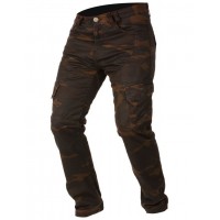 kalhoty CAMINO, AYRTON (hnědé camo/seprané)
