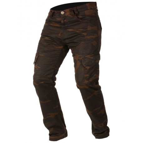 kalhoty CAMINO, AYRTON (hnědé camo/seprané)