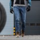kalhoty Original Approved Jeans AA volný střih, OXFORD, pánské (sepraná světle modrá)