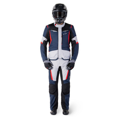 kalhoty ST-1 WATERPROOF, ALPINESTARS (tmavě modrá/černá/červená) 2025