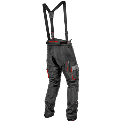 enduro kalhoty TRAILER, 4SQUARE - pánská (černá,červená) 2025