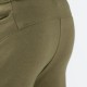kalhoty SUPER LEGGINGS 2.0, OXFORD, dámské (legíny s Aramidovou podšívkou, khaki)