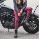 kalhoty SUPER LEGGINGS 2.0, OXFORD, dámské (legíny s Aramidovou podšívkou, bordó)