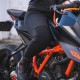 PRODLOUŽENÉ kalhoty SUPER MOTO, OXFORD, dámské (legíny s Aramidovou podšívkou, černé)