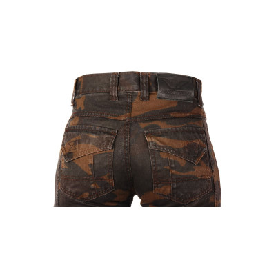 kalhoty CAMINO, AYRTON, dámské (hnědé camo/seprané)