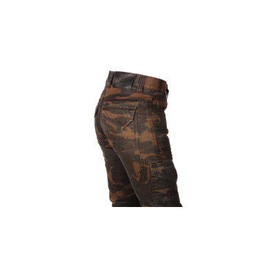 kalhoty CAMINO, AYRTON, dámské (hnědé camo/seprané)