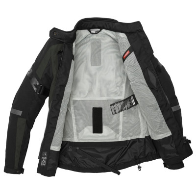 bunda 4SEASON EVO dámská, SPIDI (černá/tmavě zelená)