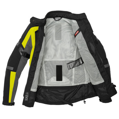 bunda 4SEASON EVO dámská, SPIDI (černá/šedá/fluo žlutá)