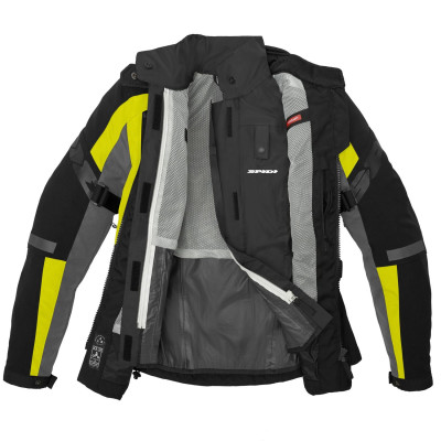 bunda 4SEASON EVO dámská, SPIDI (černá/šedá/fluo žlutá)