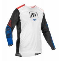 dres LITE, FLY RACING - USA 2022 (červená/bílá/modrá)