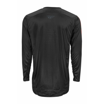 dres LITE, FLY RACING - USA 2022 (metal/červená/žlutá)