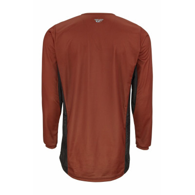 dres KINETIC FUEL , FLY RACING - USA 2022 (rezavá/černá)