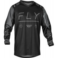 dres F-16, FLY RACING - USA 2024 (černá/šedá)