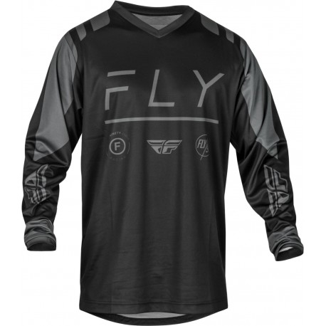 dres F-16, FLY RACING - USA 2024 (černá/šedá)