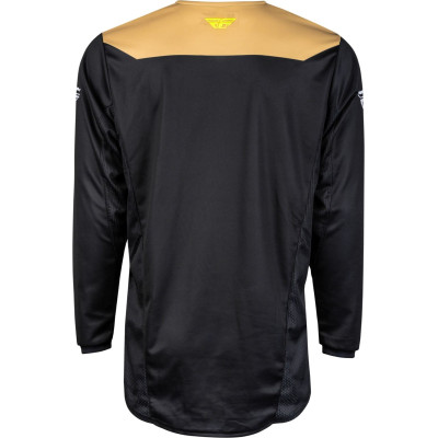 dres KINETIC RELOAD, FLY RACING - USA 2024 (okrová/černá/hi-vis)