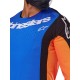 dres TECHSTAR MELT, ALPINESTARS (oranžová/modrá) 2025
