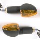 Blinkry Arrow černé 12V/21W dlouhé M10