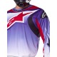 dres FLUID WURX, ALPINESTARS (fialová/červená) 2025