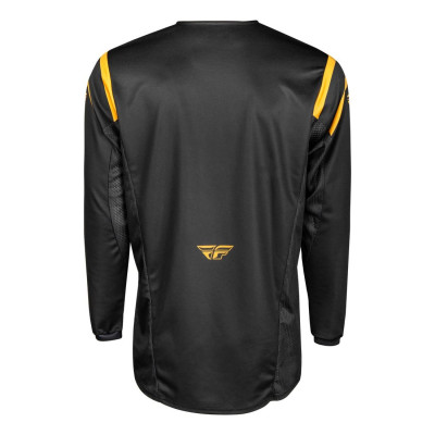 dres KINETIC CENTRE, FLY RACING - USA 2025 (černá/zlatá)