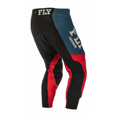 kalhoty EVOLUTION DST, FLY RACING - USA 2022 (červená/šedá)