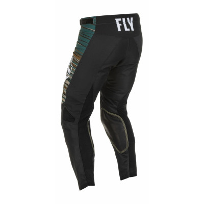 kalhoty KINETIC WAWE, FLY RACING - USA 2022 (černá/zelená)