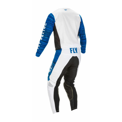 kalhoty KINETIC WAWE, FLY RACING - USA 2022 (bílá/modrá)