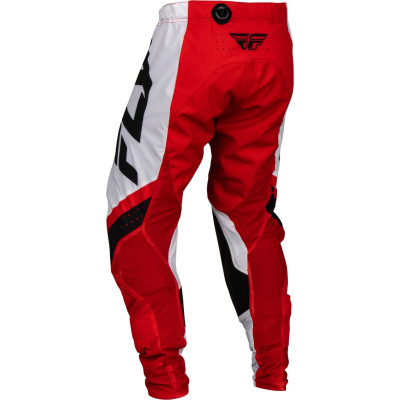 kalhoty LITE, FLY RACING - USA 2024 (červená/bílá/černá)