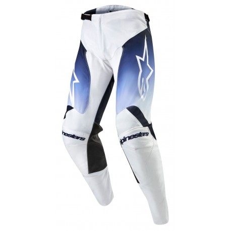 kalhoty RACER HOEN, ALPINESTARS (bílá/modrá) 2024