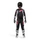 kalhoty FLUID LUCENT, ALPINESTARS (černá/bílá/červená) 2024