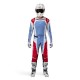 kalhoty TECHSTAR OCURI, ALPINESTARS (světle modrá/bílá/červená) 2024