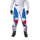 kalhoty RACER ICONIC HONDA kolekce, ALPINESTARS (bílá/modrá/červená/černá) 2025