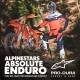 kalhoty PRO-DURA, ALPINESTARS (modrá/oranžová/bílá) 2025