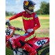 kalhoty SUPERTECH MAKER, ALPINESTARS (červená/žlutá fluo) 2025