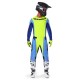 kalhoty TECHSTAR MELT, ALPINESTARS (žlutá fluo/modrá) 2025