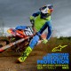 kalhoty TECHSTAR MELT, ALPINESTARS (žlutá fluo/modrá) 2025