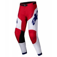 kalhoty RACER VEIL, ALPINESTARS (červená/bílá) 2025