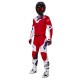 kalhoty RACER VEIL, ALPINESTARS (červená/bílá) 2025