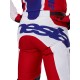 kalhoty RACER VEIL, ALPINESTARS (červená/bílá) 2025