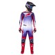 kalhoty FLUID WURX, ALPINESTARS (fialová/červená) 2025