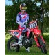 kalhoty FLUID WURX, ALPINESTARS (fialová/červená) 2025