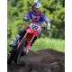 kalhoty FLUID WURX, ALPINESTARS (fialová/červená) 2025