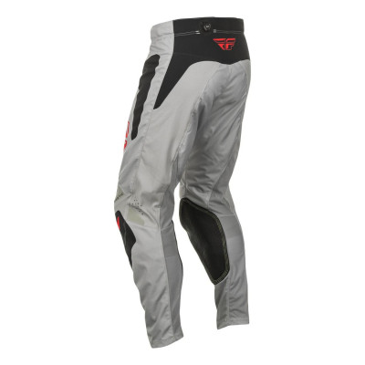 kalhoty KNETIC SYM, FLY RACING - USA 2025 (šedá/červená/černá)