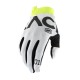 Motokrosové rukavice iTRACK RACR, 100% - USA (bílá)