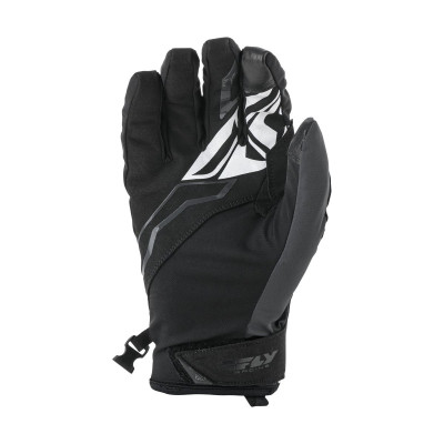 rukavice TITLE, FLY RACING - USA (černá/šedá)