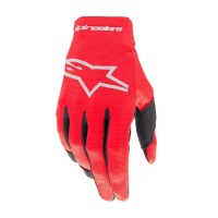 rukavice RADAR, ALPINESTARS, dětské (červená/stříbrná) 2025