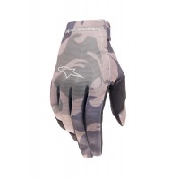 rukavice RADAR, ALPINESTARS, dětské (zelená camo/hnědá) 2024