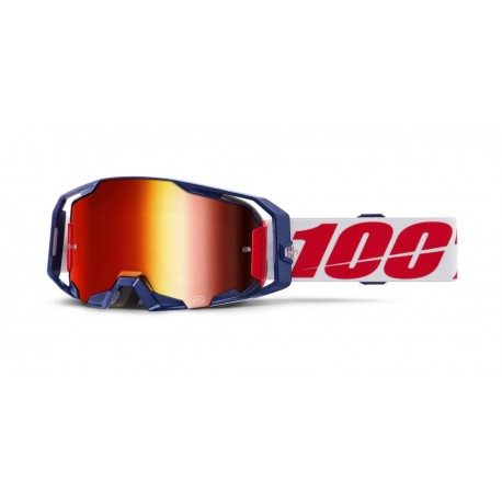 ARMATIC 100% brýle MACH Z, červené plexi